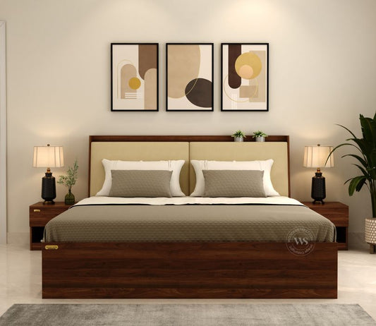 Calmora King-Size Engineered Wood Bed