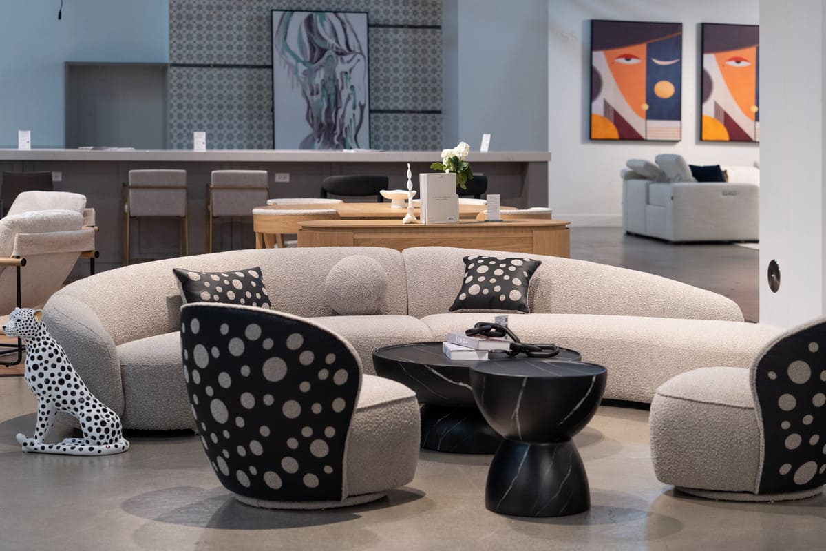 Allis Curved Sectional Sofa by Divani Casa