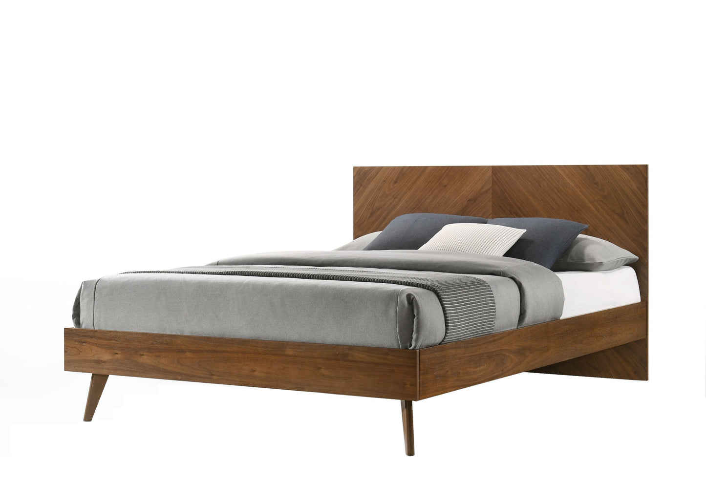 Nova Domus Kamela Modern Walnut Bed