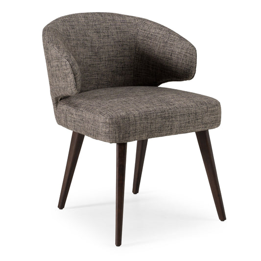 Carlton Modern Grey Fabric Dining Chair