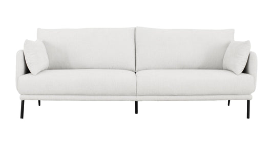 White Snow Eulalia Fabric Sofa