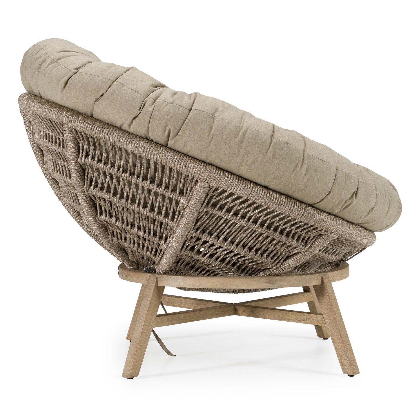 Renava Moon - Outdoor Beige Lounge Chair