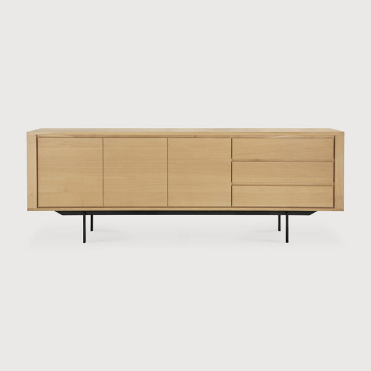 Oiled Solid Oak Console Sideboard