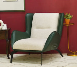 Carolina Lounge Chair Leaf – Green Velvet Accent Chair Pakistan