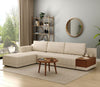 Oasis L-Shape Sectional Sofa Jade Ivory – Cotton Sofa Pakistan