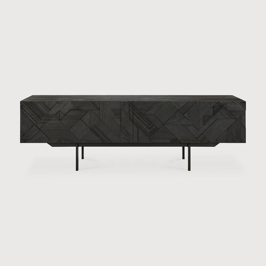 Graphic TV cupboard Teak Media Console