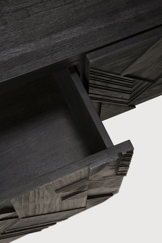 Graphic TV cupboard Teak Media Console