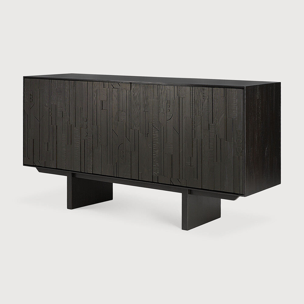 Designer Sideboard with Geometric