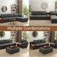 Oasis Right-Aligned L-Shape Velvet Sofa Graphite Grey – Pakistan