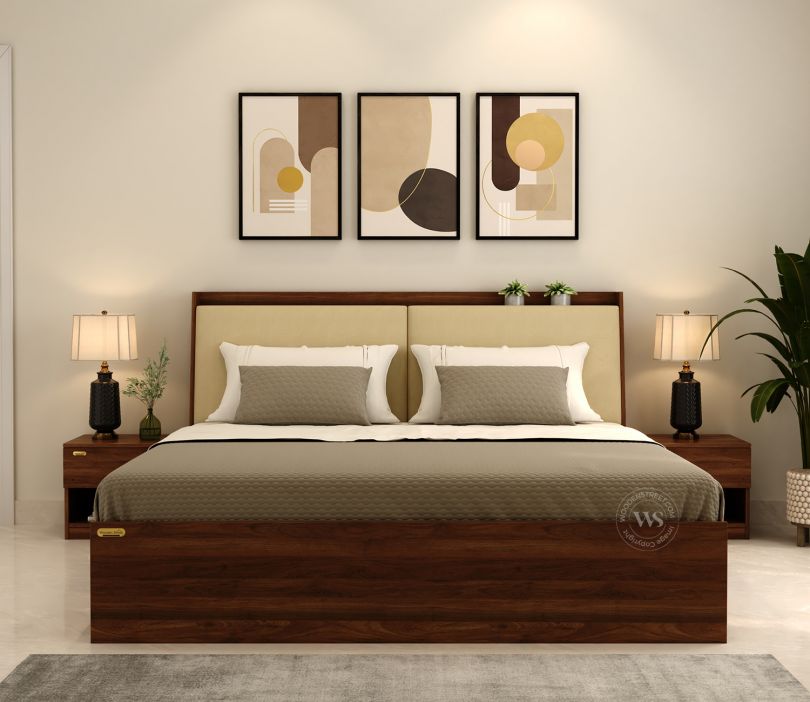 Calmora King-Size Engineered Wood Bed