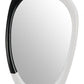 Muna Mirror White Black wall mirror