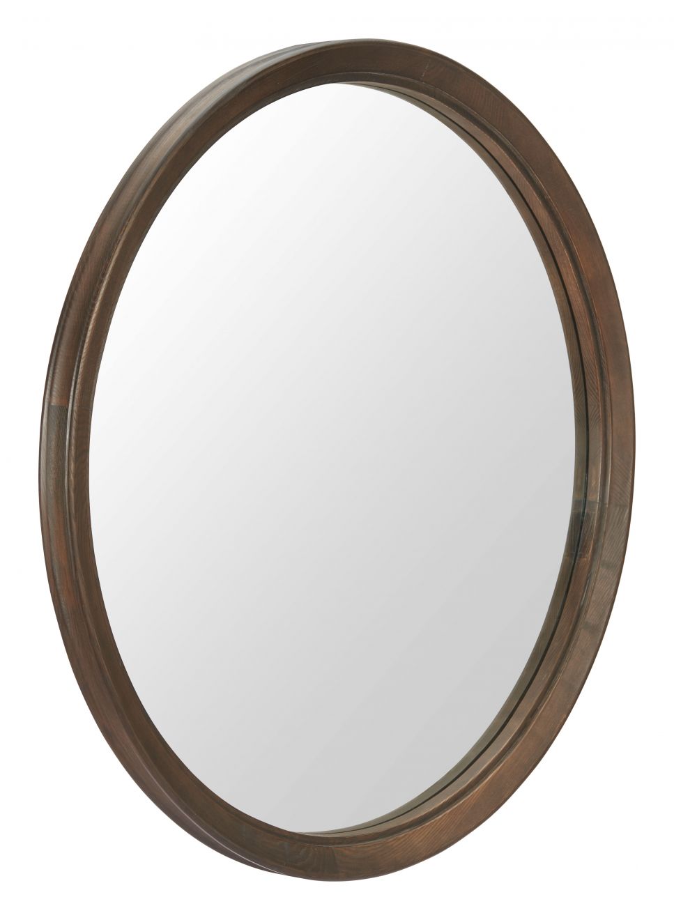 Inikas Mirror Espresso round wall mirror