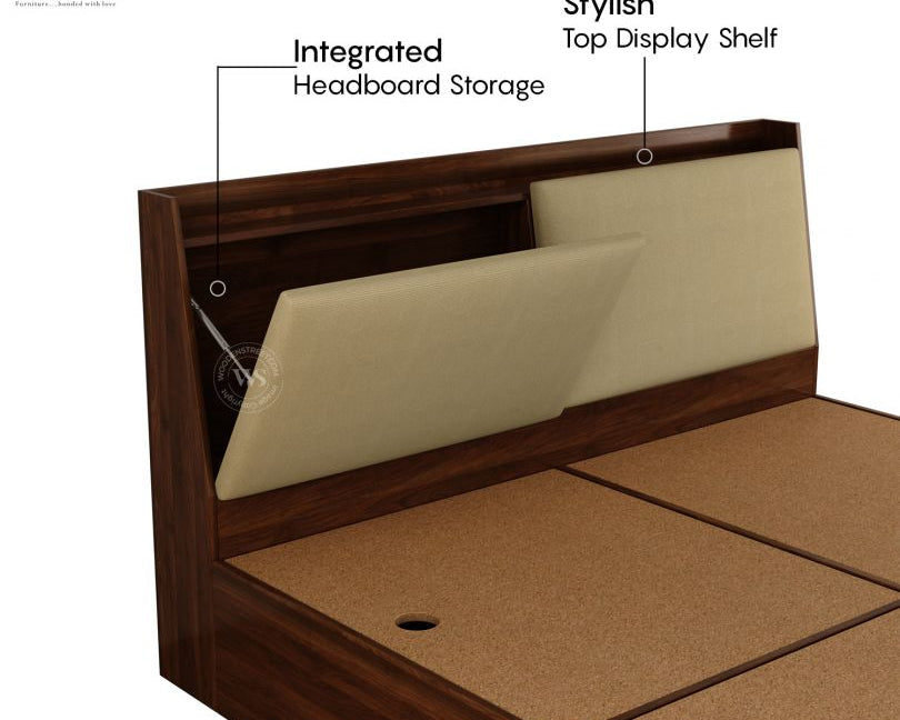Calmora King-Size Engineered Wood Bed