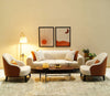Vanisa 3-Seater Sofa Set + 2 Armchairs — Elegant Living Room Comfort (Pakistan)