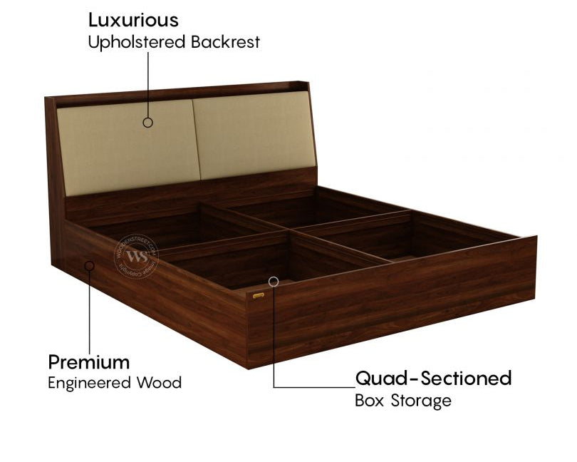 Calmora King-Size Engineered Wood Bed