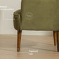 Avira Lounge Chair Dark Olive Green – Velvet Accent Chair Pakistan