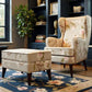 Claudia Lounge Chair Magnolia Beige – Cotton Accent Chair Pakistan