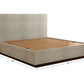 Savona Modern Grey Fabric Bed King Size – Box Storage | Pakistan