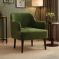 Avira Lounge Chair Dark Olive Green – Velvet Accent Chair Pakistan