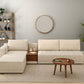 Oasis L-Shape Sectional Sofa Jade Ivory – Cotton Sofa Pakistan