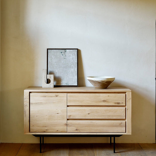 Minimalist Oak Storage Cabinet