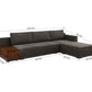 Oasis Right-Aligned L-Shape Velvet Sofa Graphite Grey – Pakistan