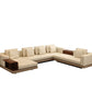 Matrix Right-Aligned L-Shape 5-Seater Sofa Cream Brown – Pakistan