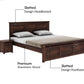 Adolph Sheesham Wood King Bed – Walnut Finish