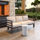 Modern outdoor white sofa Zuo Bal Harbor