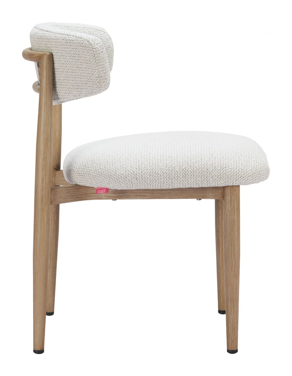 modern beige dining chair white - With tabel