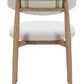 modern beige dining chair white - With tabel