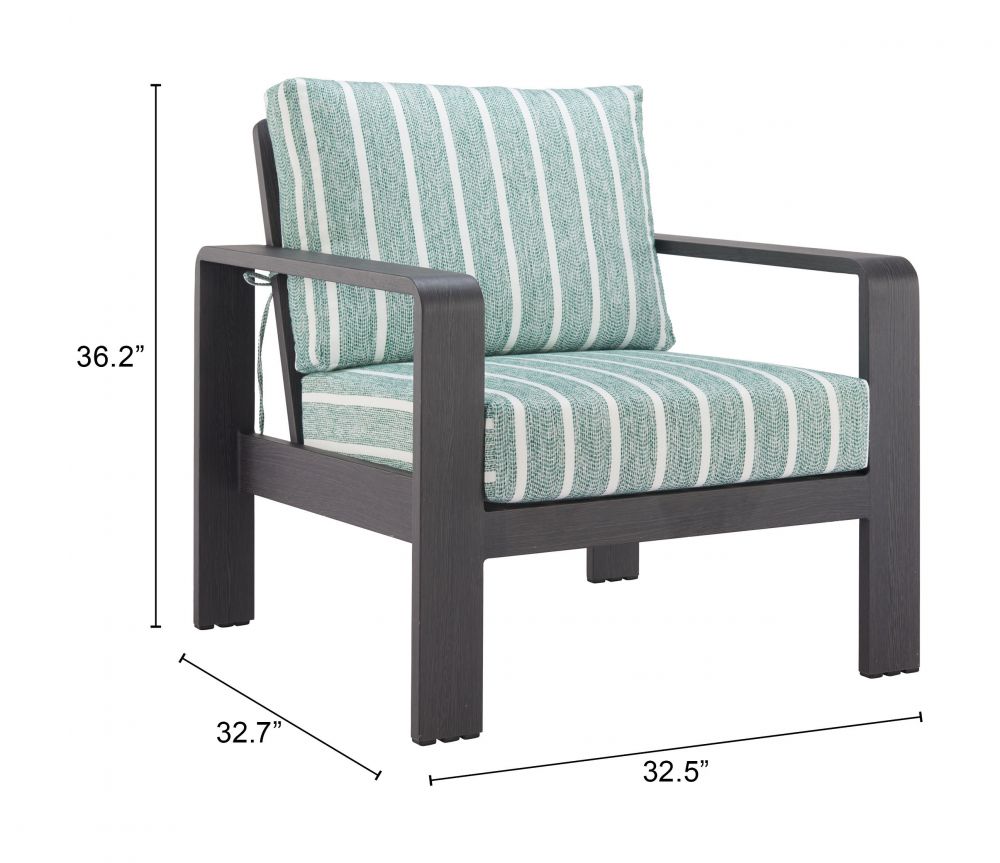 Modern Rolig Armchair Green outdoor