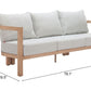 Modern Leto Sofa Gray outdoor