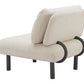 Aperto Accent Chair Beige – Modern Outdoor