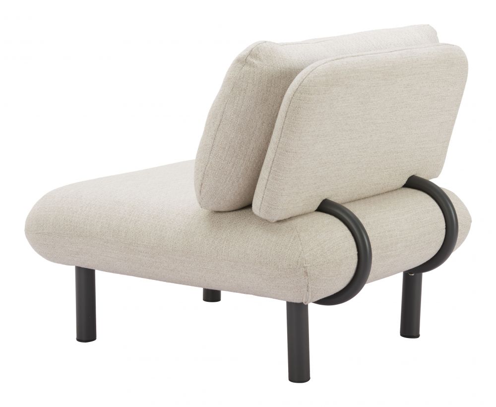 Aperto Accent Chair Beige – Modern Outdoor