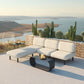 Aperto Accent Chair Beige – Modern Outdoor