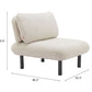 Aperto Accent Chair Beige – Modern Outdoor