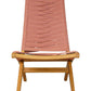 Rova Lounge Chair Terracotta acacia rattan