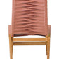 Rova Lounge Chair Terracotta acacia rattan