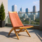 Rova Lounge Chair Terracotta acacia rattan