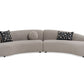 Allis Curved Sectional Sofa by Divani Casa
