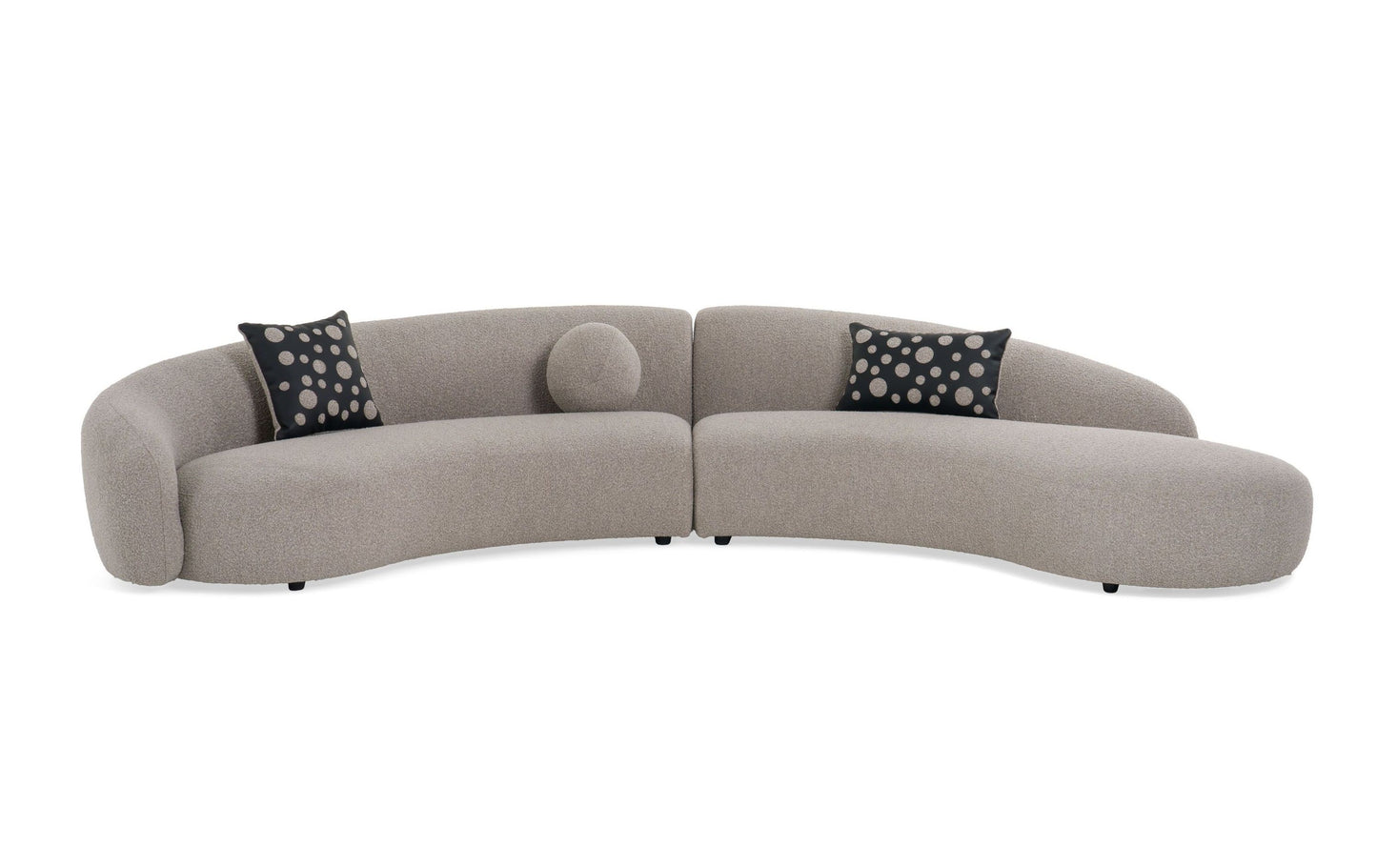 Allis Curved Sectional Sofa by Divani Casa
