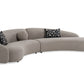 Allis Curved Sectional Sofa by Divani Casa