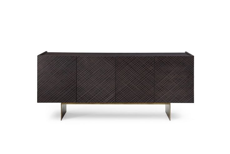 Modrest Gerald — Modern Brown Ash & Antique Copper Buffet in Pakistan
