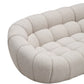 Luxury Beige Curved Sectional Sofa