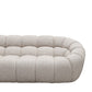 Luxury Beige Curved Sectional Sofa