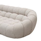 Luxury Beige Curved Sectional Sofa