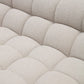 Luxury Beige Curved Sectional Sofa