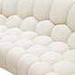 Divani Casa Yolonda – Beige Curved 3-Seater Sectional Sofa