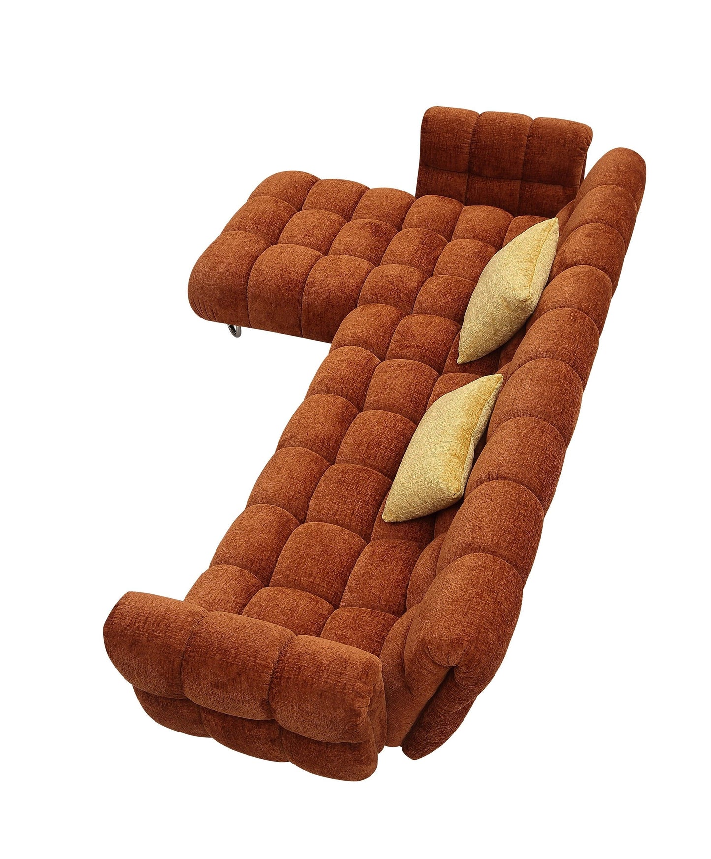 Casa Jacinda Burnt Orange Sectional